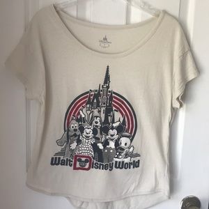 Disney Parks Walt Disney World Cream Tee